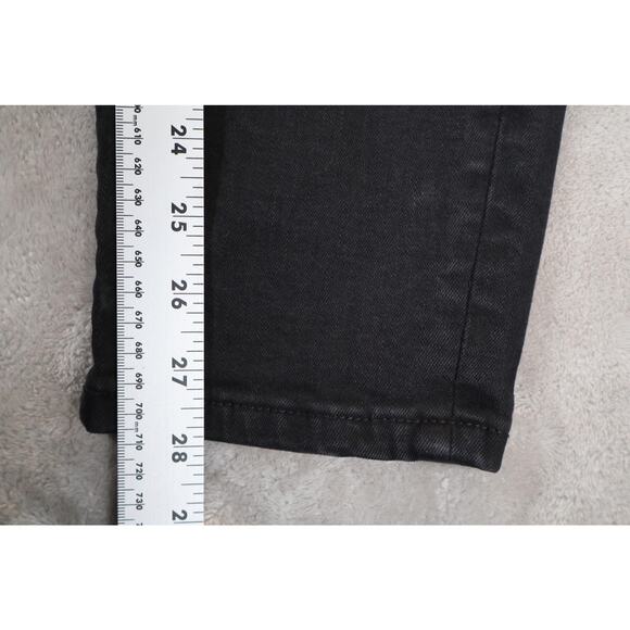 Flying Monkey Jeans Womens 31 Black Stretch Denim Skinny Pants Style F4207 - Picture 6 of 8